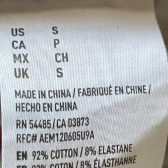 American Eagle Outfitters Aztec Red/Green Hi-Rise Leggings Women's Size Small - Picture 5 of 6